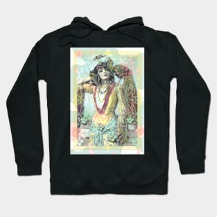 Lady With Lace Overlay Hoodie